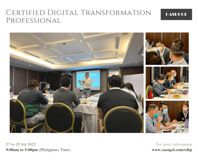 Hello Philippines! 1st Batch of Certified Digital Transformation Professional (CDTP)